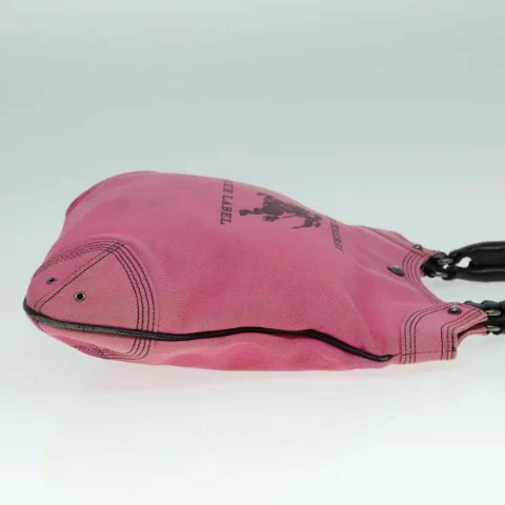 Burberry Vintage Pre-owned Canvas handbags Pink Dames