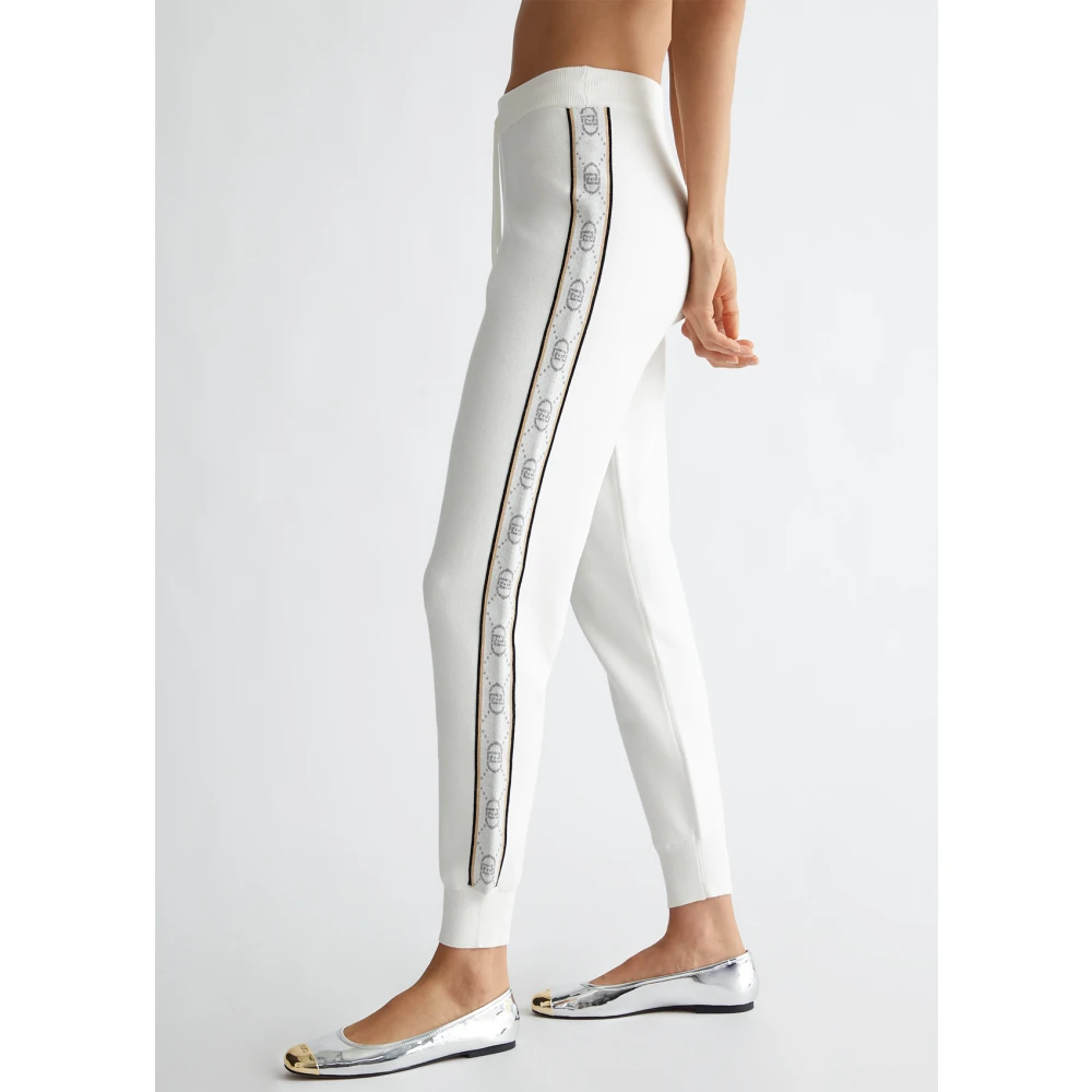 Liu Jo Gebreide Joggingbroek White Dames