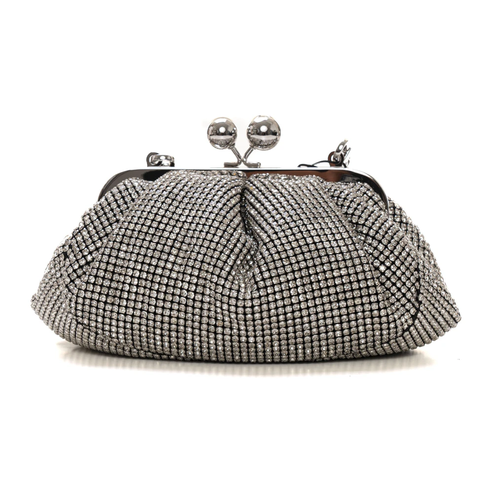 Max Mara Weekend Diamanten Kleine Tas met Kettingriem Gray Dames