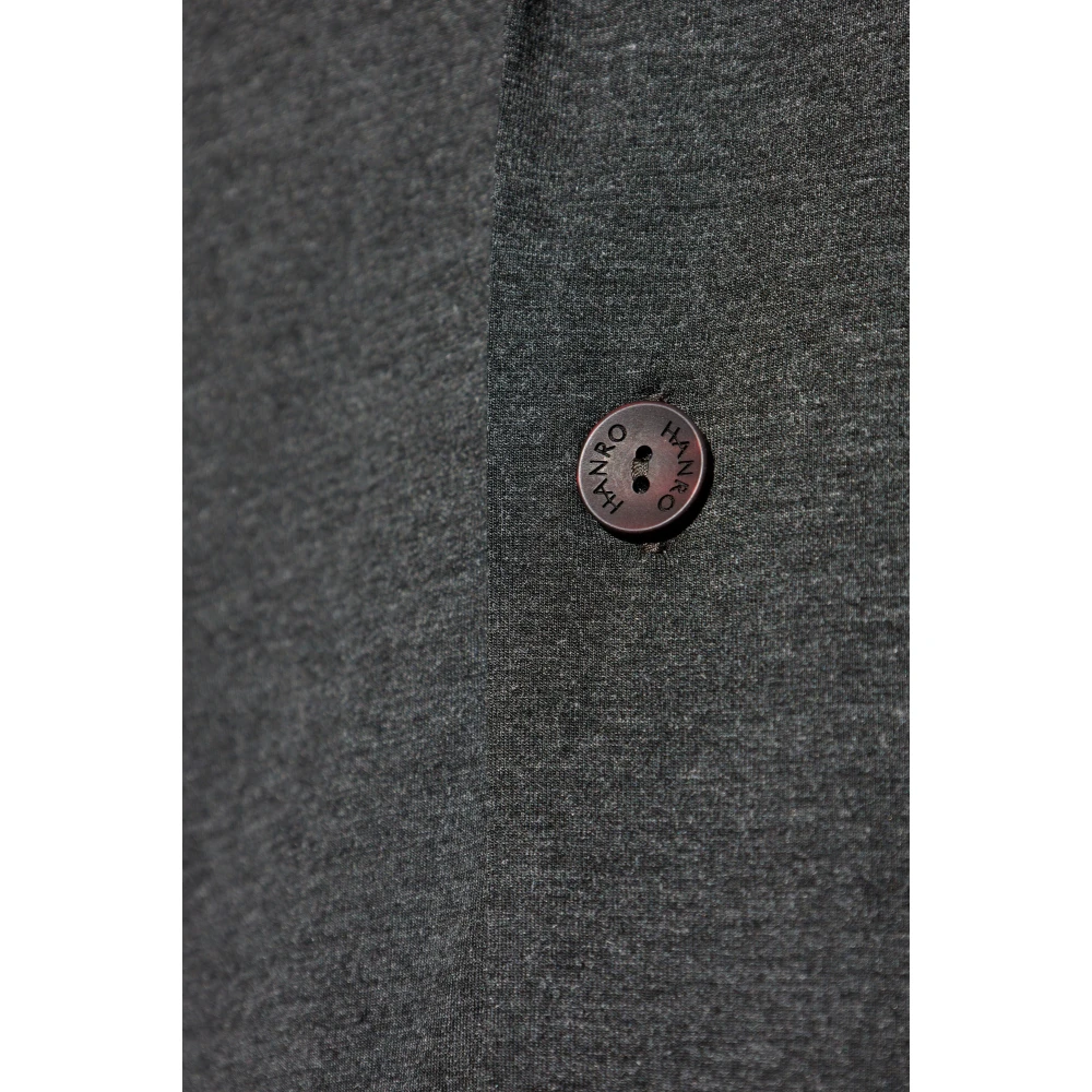 Hanro Pyjama Top Gray Heren