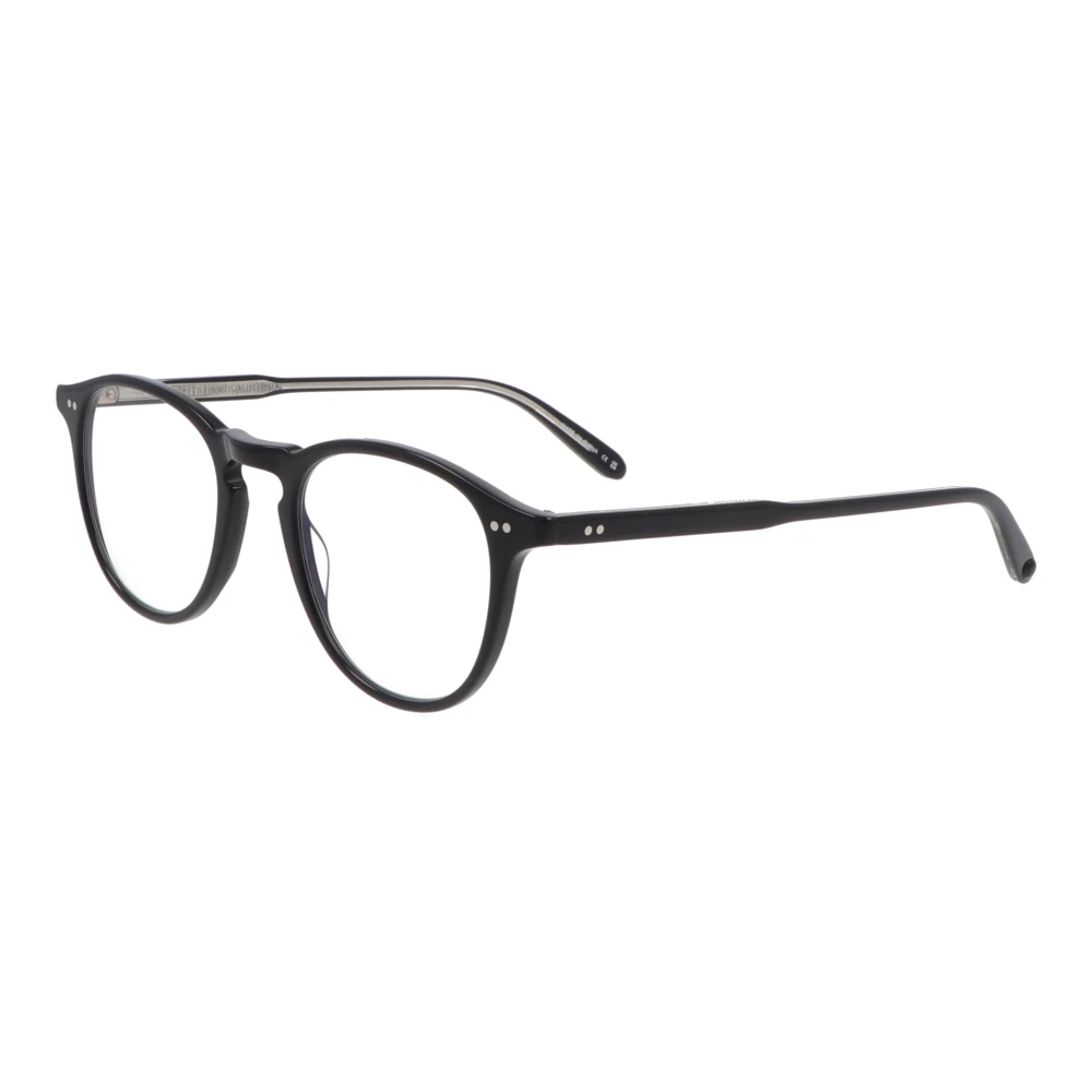 Garrett Leight Ronde acetaat zonnebril Hampton model Black Unisex