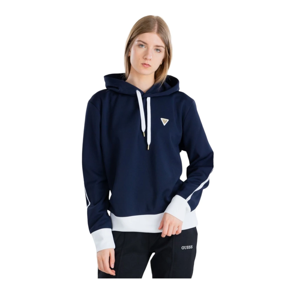 Guess Hoodie met Stijl Blue Dames