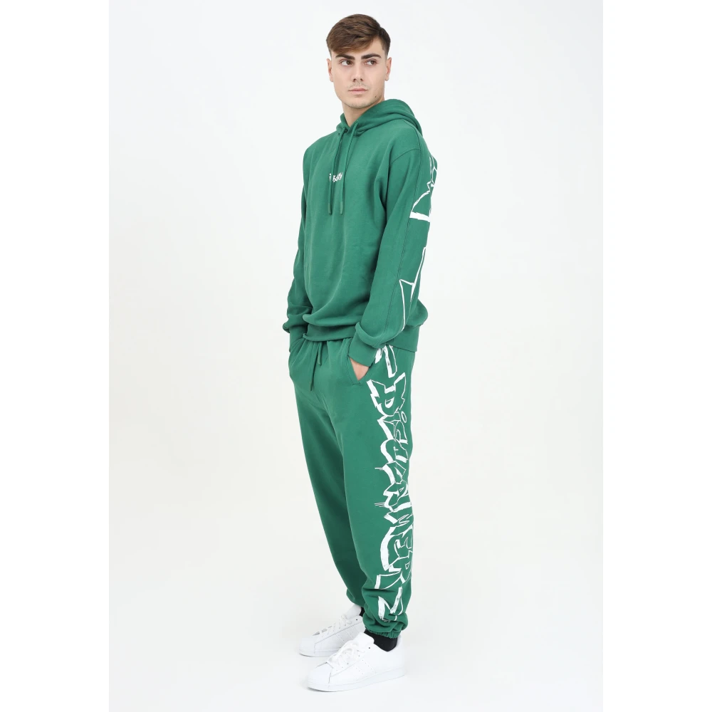 Disclaimer Sportieve Groene Urban Streetwear Broek Green Heren