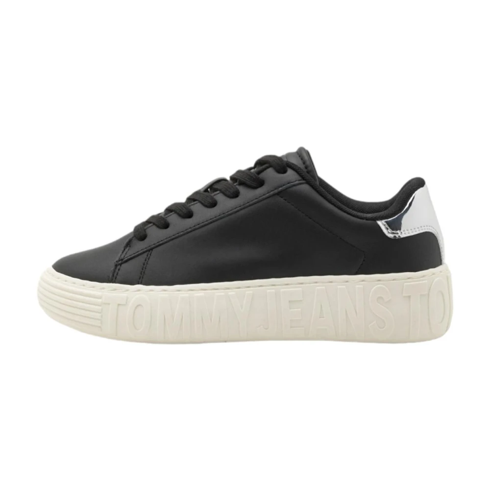 Tommy Hilfiger Mujer Negro Zapatos, Talla: 37 Eu