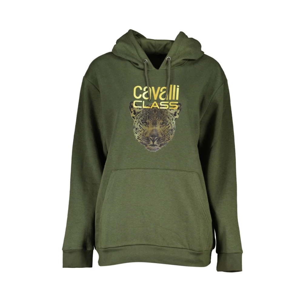 Cavalli Class Verde Polyester Woman Sweatshirt - L - Image 2