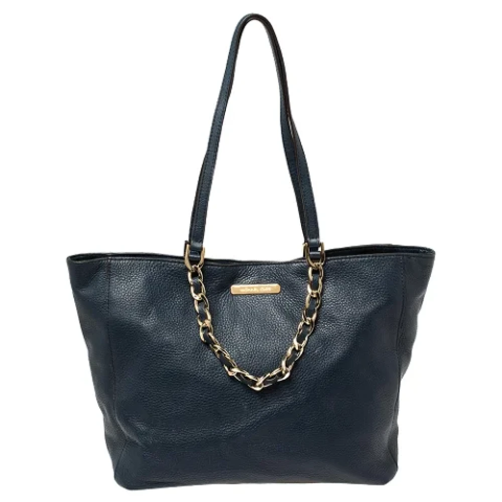 Michael Kors Pre-owned Leather totes Blue Dames