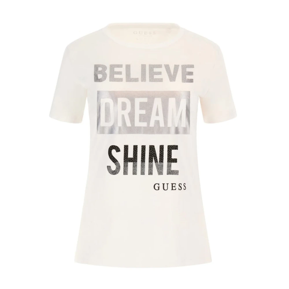 Guess - Tops > T-Shirts - Beige - Guess - Modalova