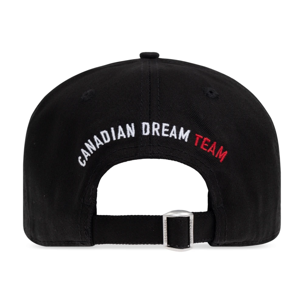 Dsquared2 Baseballpet Black Heren