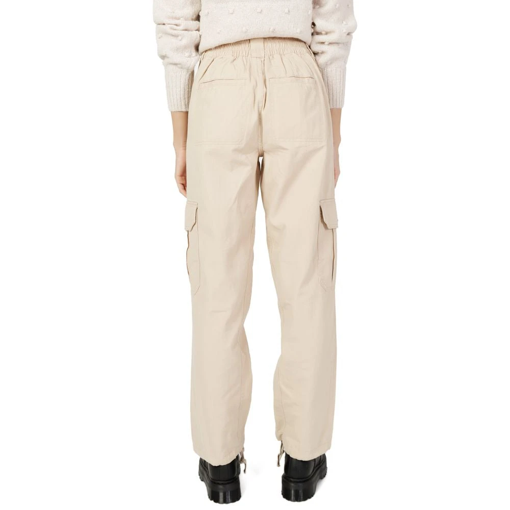 Only Beige Katoenen Jeans & Broek Beige Dames