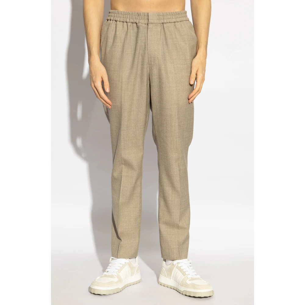 Ami Paris Wollen broek Beige Heren