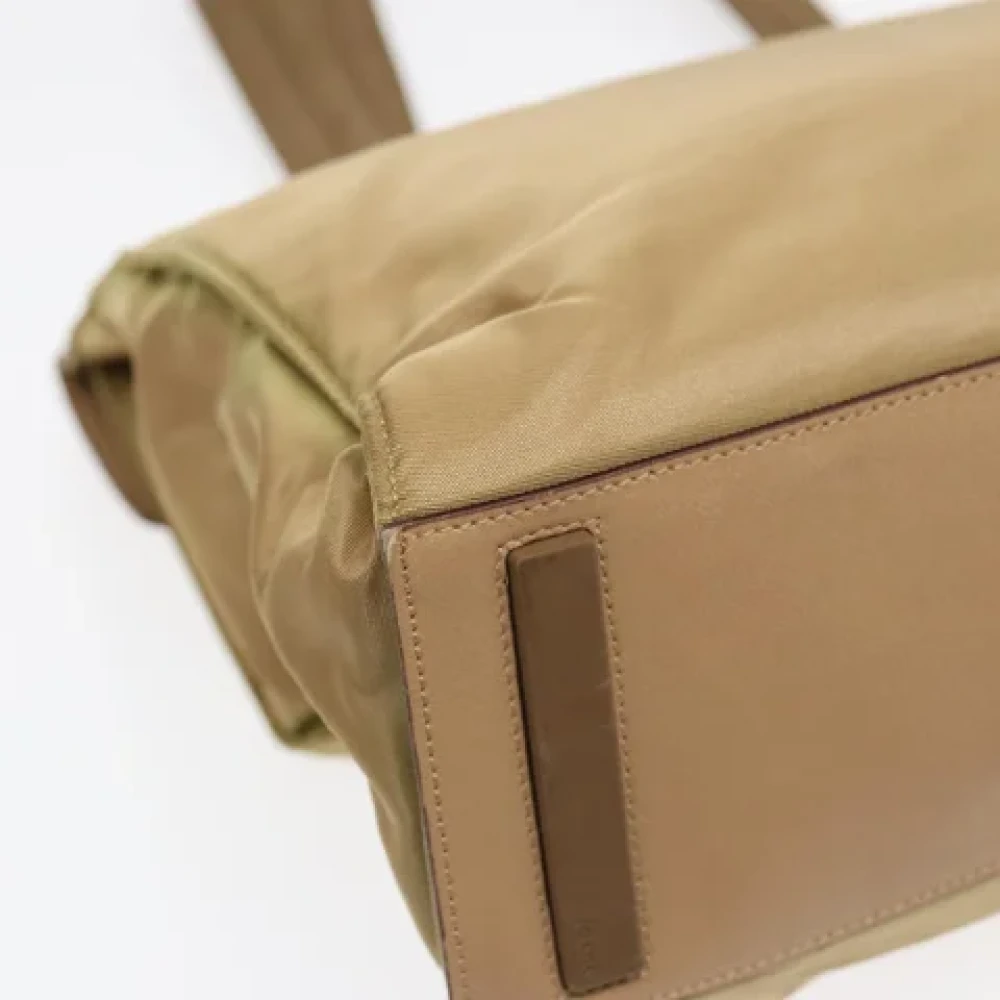 Prada Vintage Pre-owned Nylon totes Beige Dames