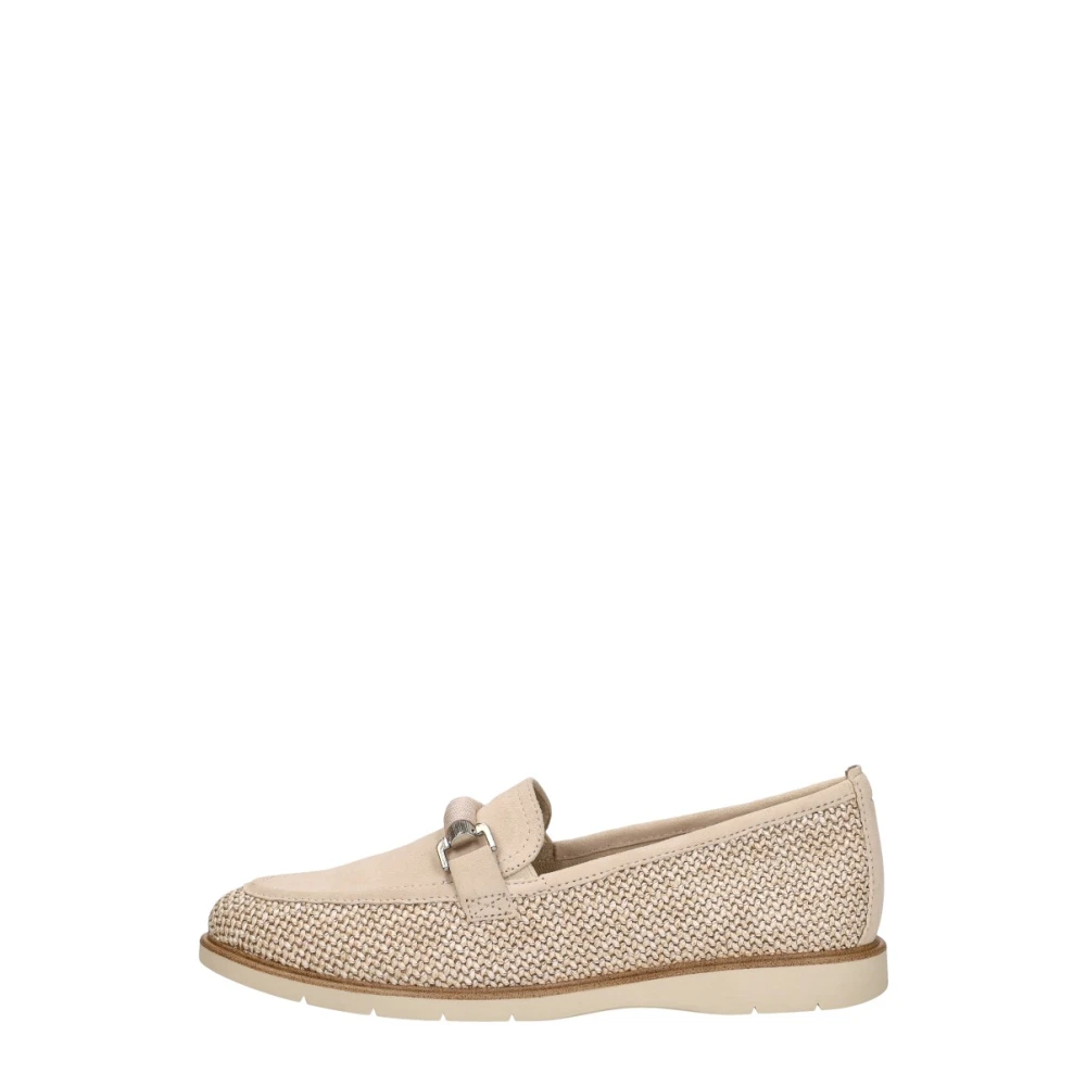 Tamaris Women's Beige Mocassin - Loafers - 6 Uk - Shoes