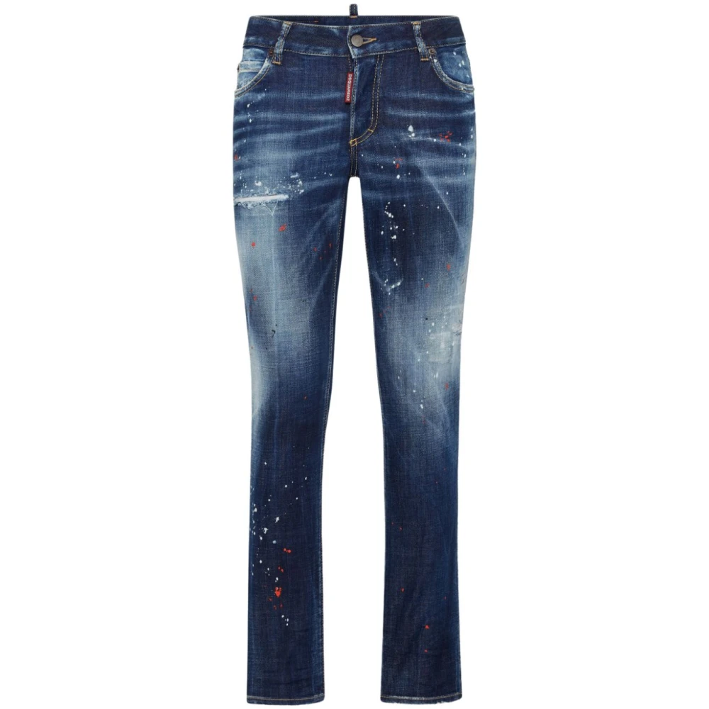 Dsquared2 Stilfull Modekläder Kollektion Blue, Dam