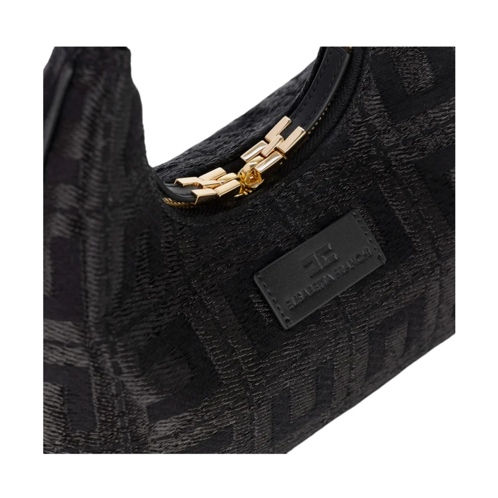 Elisabetta Franchi Stijlvolle Borsa Tas voor Vrouwen Black Dames