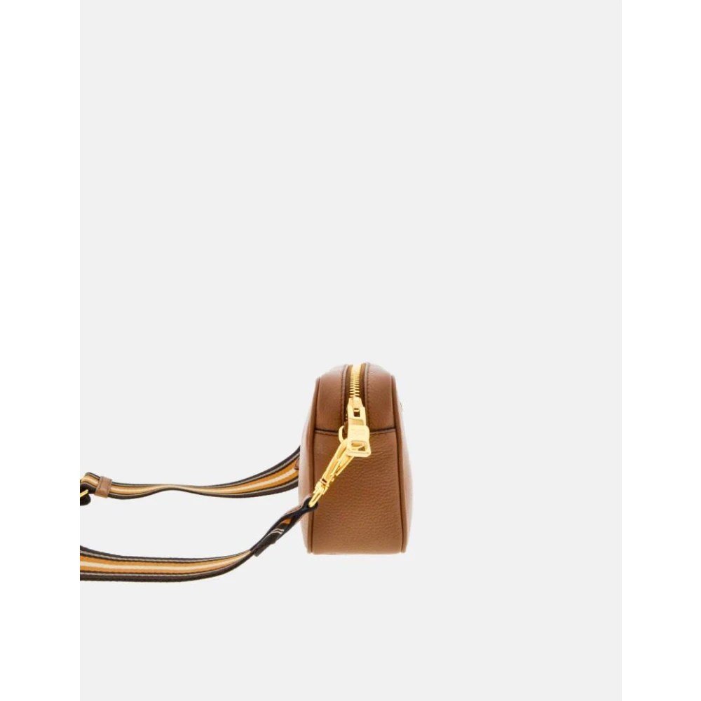 Prada Mini Camel Phenix Leren Tas Brown Dames