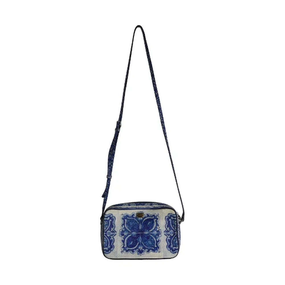 Dolce & Gabbana Pre-owned Leather shoulder-bags Blue Dames