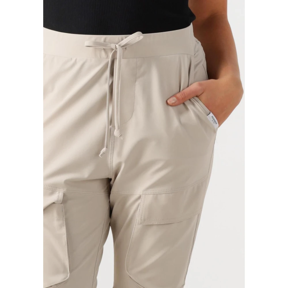 Penn&Ink N.Y Beige Broeken voor Stijlvolle Vrouwen Beige Dames
