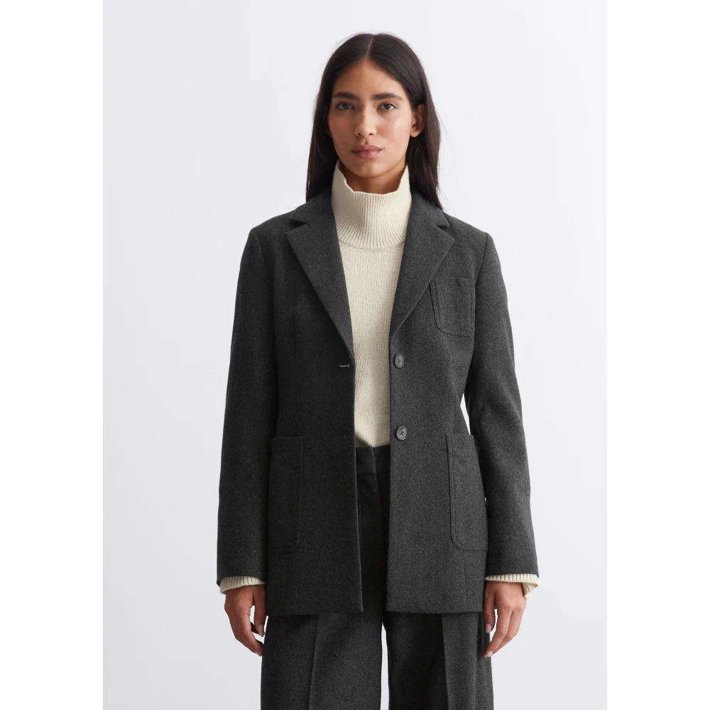 Marc O'Polo Blazer gevormd Gray Dames