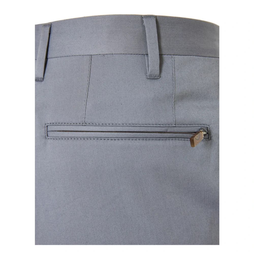 Corneliani Katoenen broek met zij- en achterzakken Blue Heren