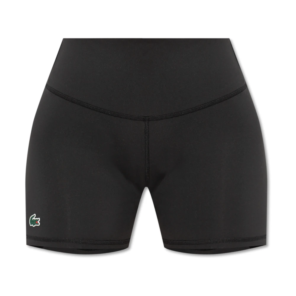 Lacoste Jurk met logo Black Dames