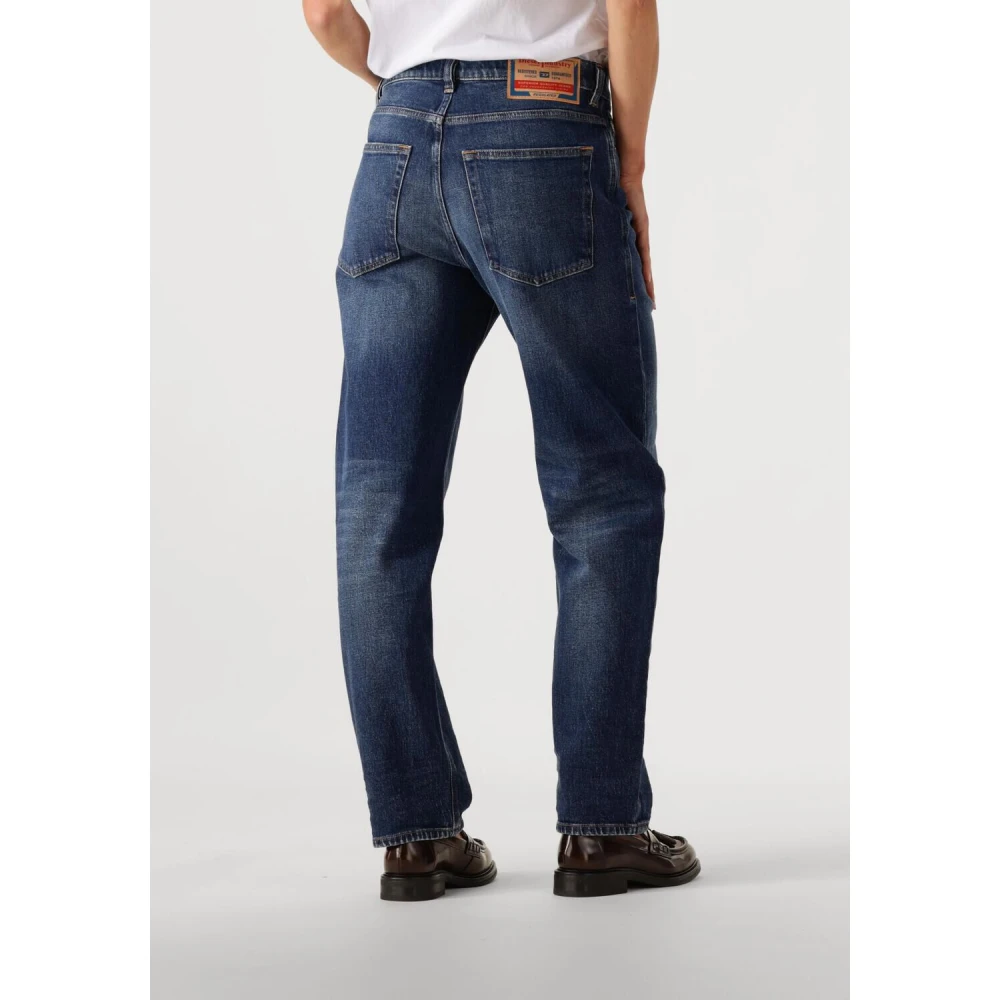 Diesel Donkerblauwe Tapered Jeans 1988 Blue Dames