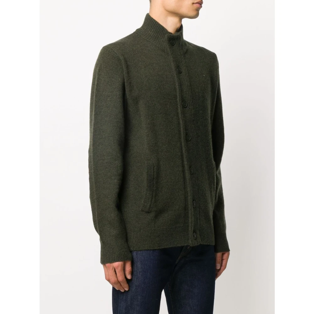 Barbour Seaweed Maglia Cardigan Green Heren