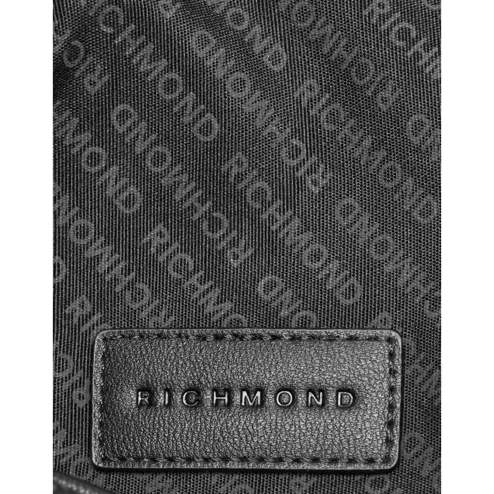 John Richmond Mesh Design Schoudertas Black Heren