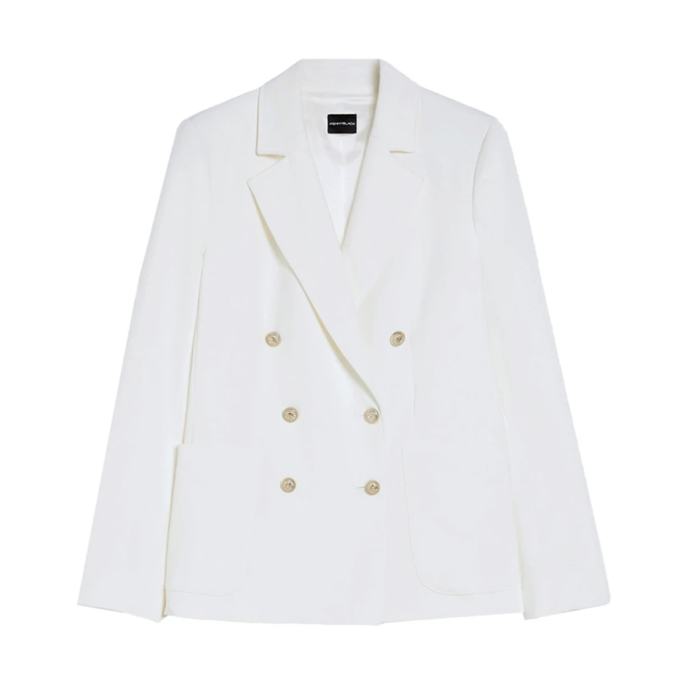 Pennyblack Elegant Slim Fit Blazer White Dames
