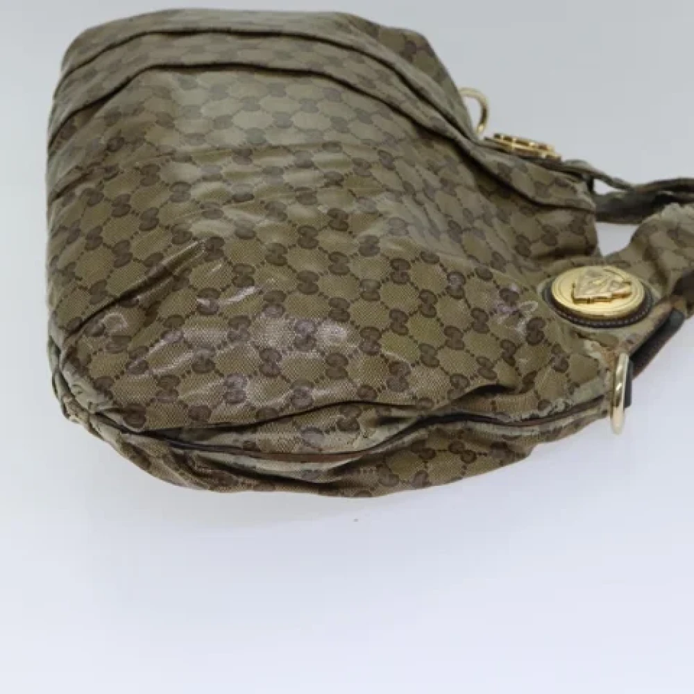 Gucci Vintage Pre-owned Canvas handbags Beige Dames
