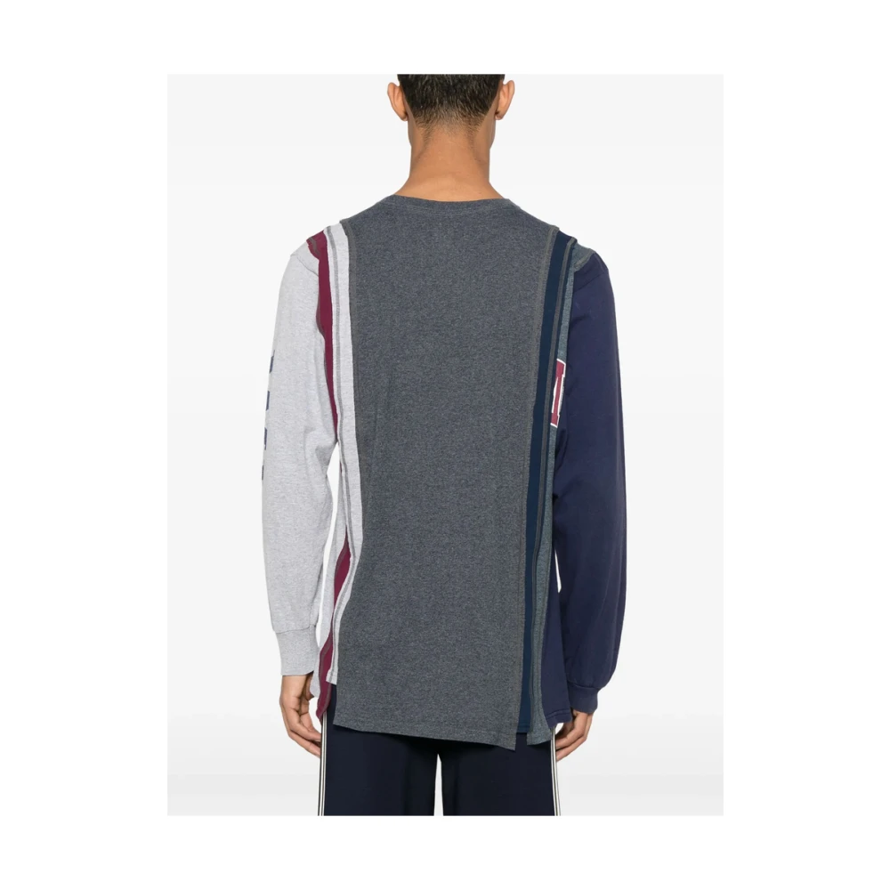 Needles Grijze Crew Neck Longsleeve Shirt Gray Heren