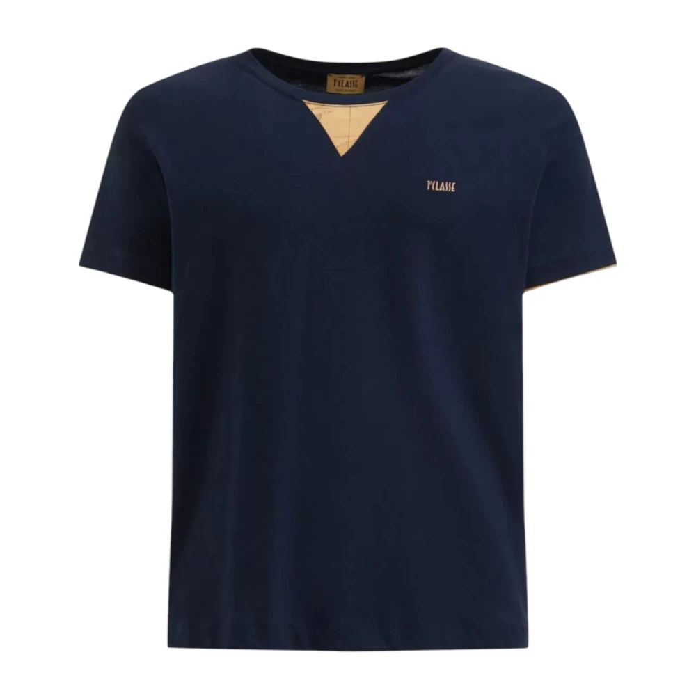 Alviero Martini 1a Classe Korte Mouw T-shirt Blue Heren