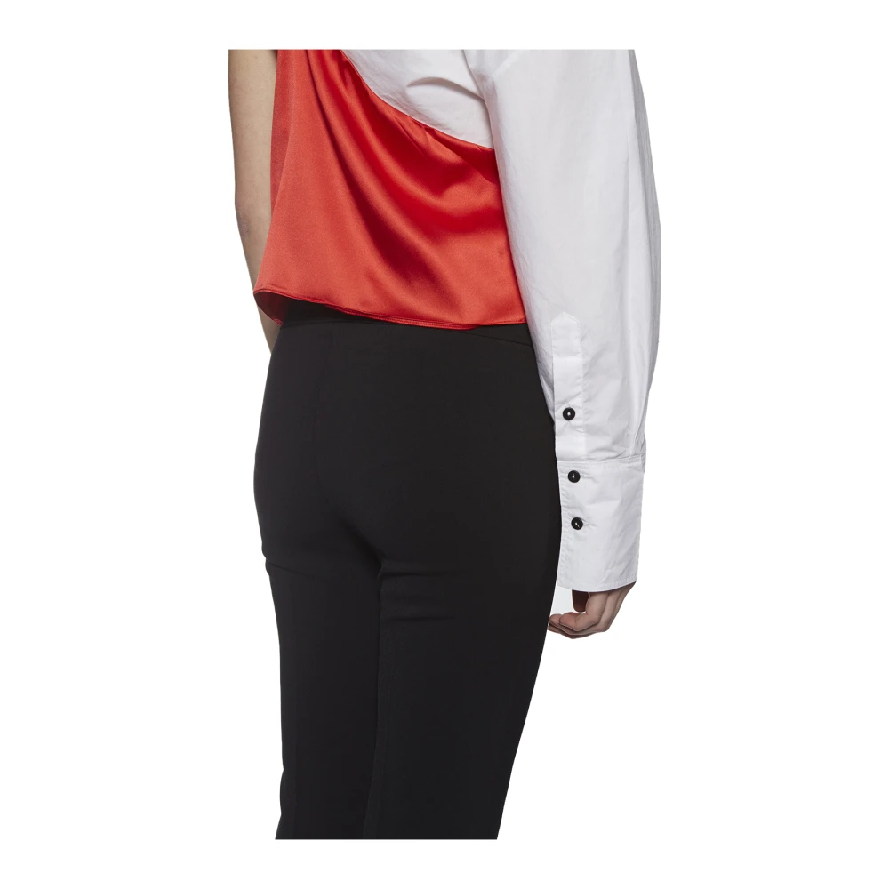 Andrea Ya aqov Katoen en Zijde Monomanie Shirt Multicolor Dames