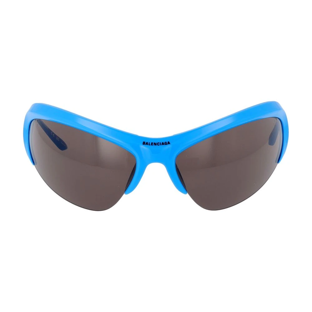 Balenciaga Unisex Blue Oversize Sunglasses - Sunglasses - One Size - Accessories
