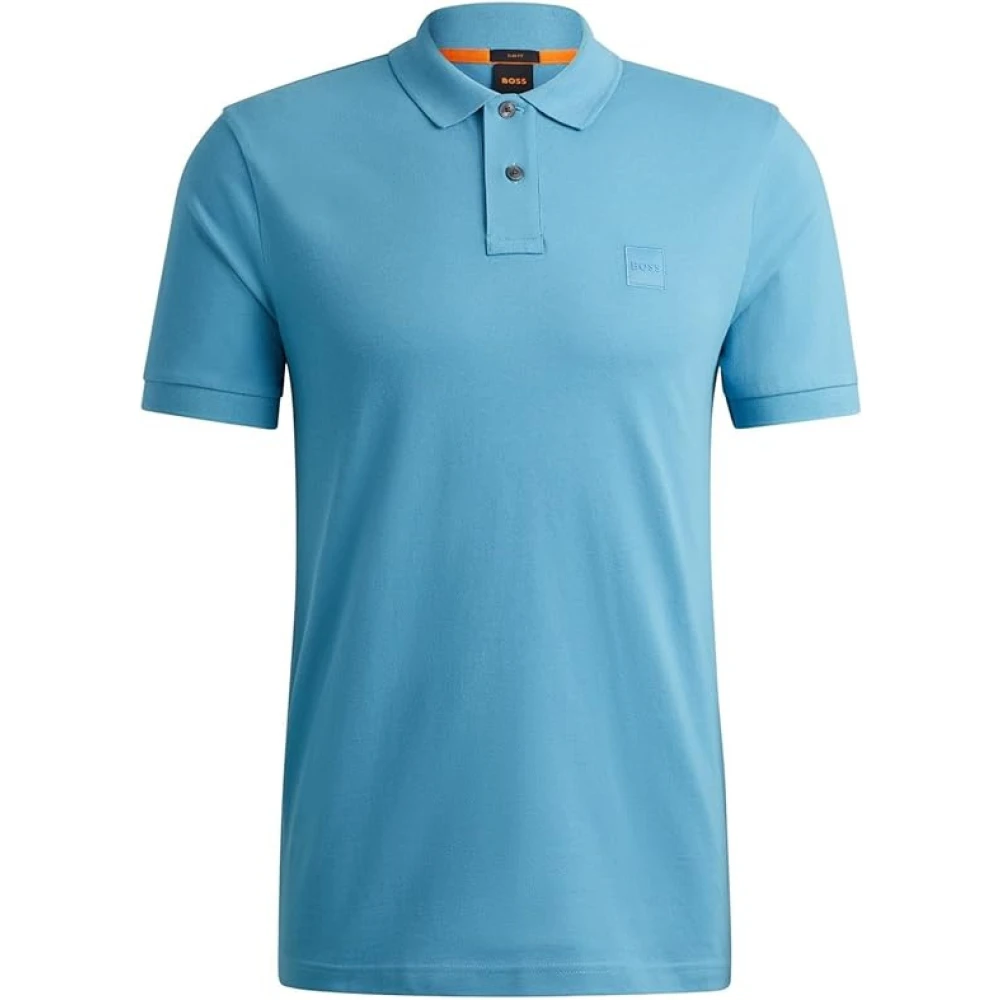 Boss Polo Shirt voor Mannen Blue Heren