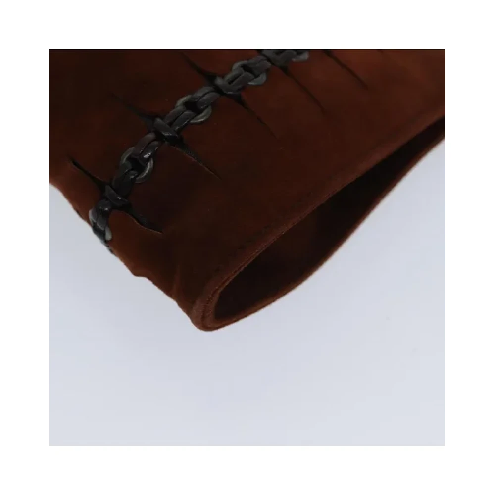 Gucci Vintage Pre-owned Suede gucci-bags Brown Dames