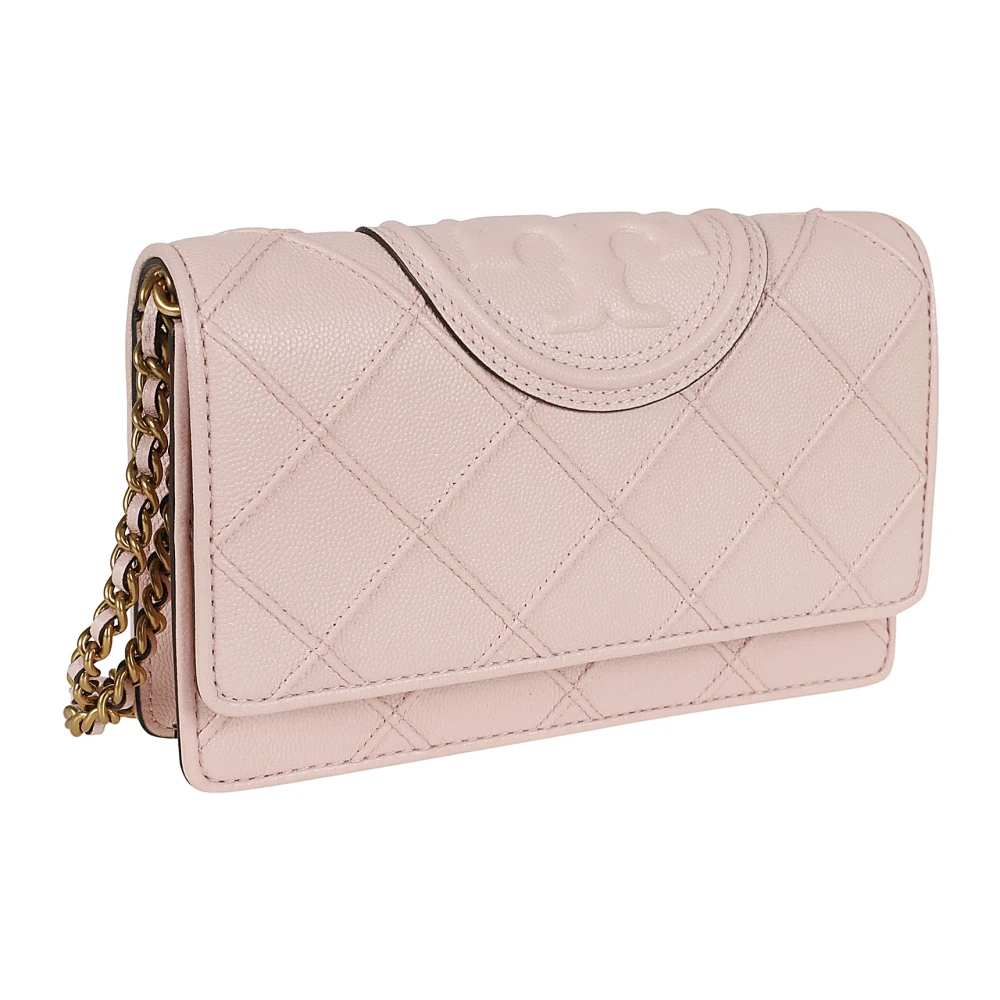 TORY BURCH Zachte Kettingportemonnee Pink Dames