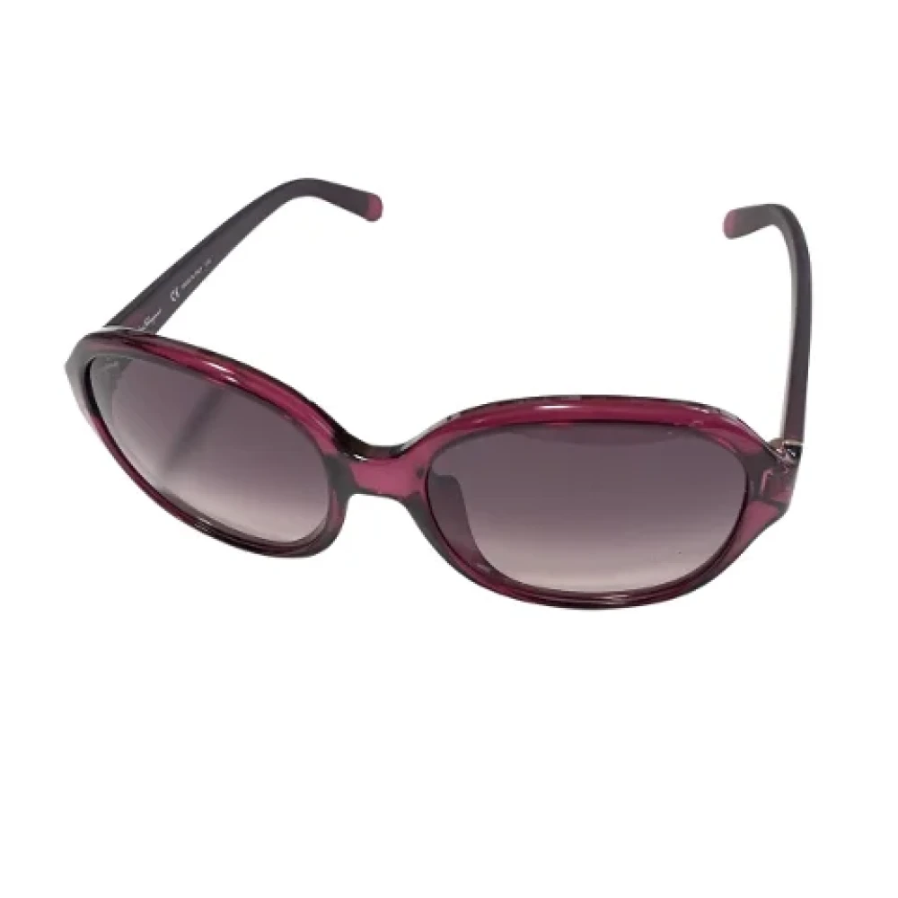 Salvatore Ferragamo Pre-owned Plastic sunglasses Purple Dames