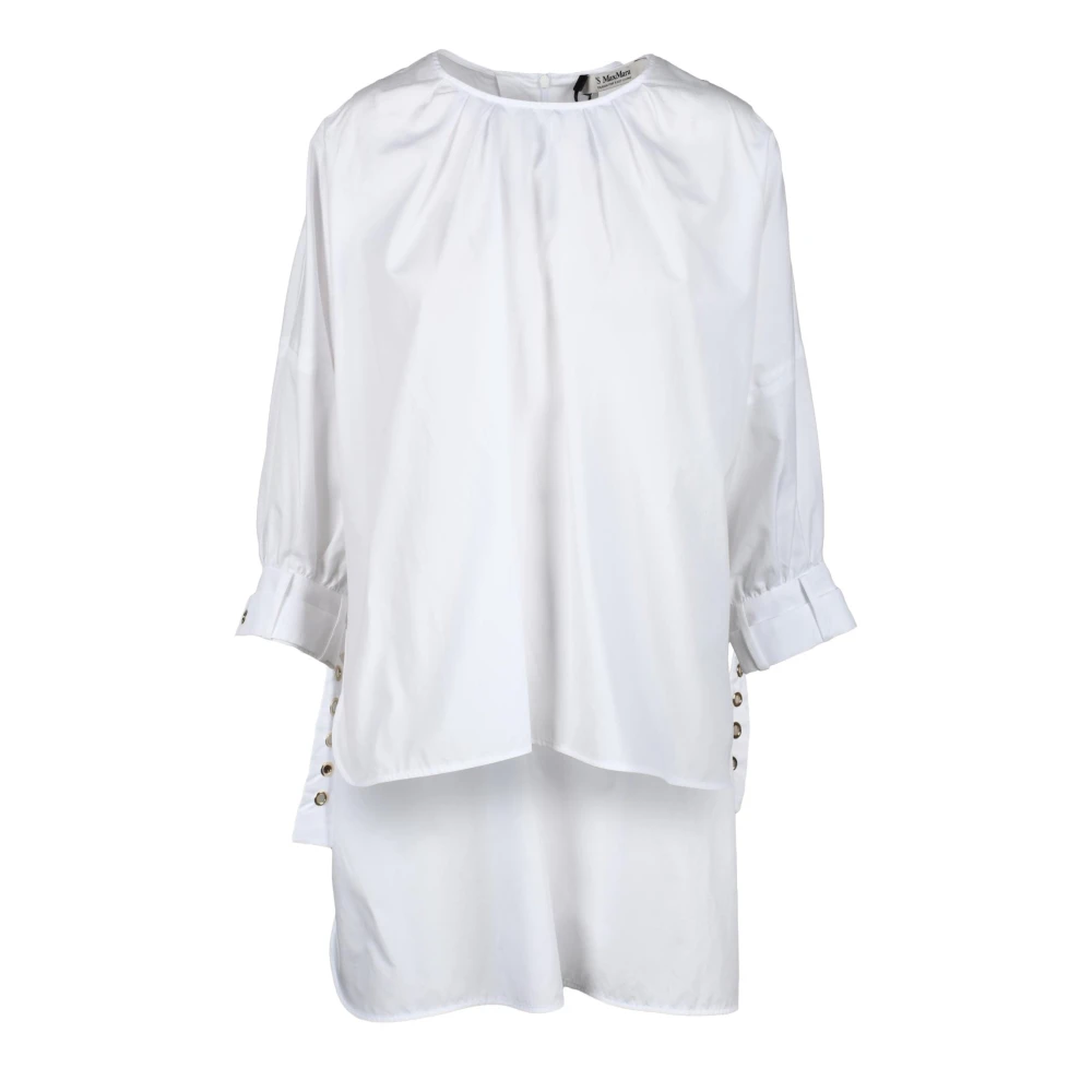 Max Mara Katoenen Blouse White Dames