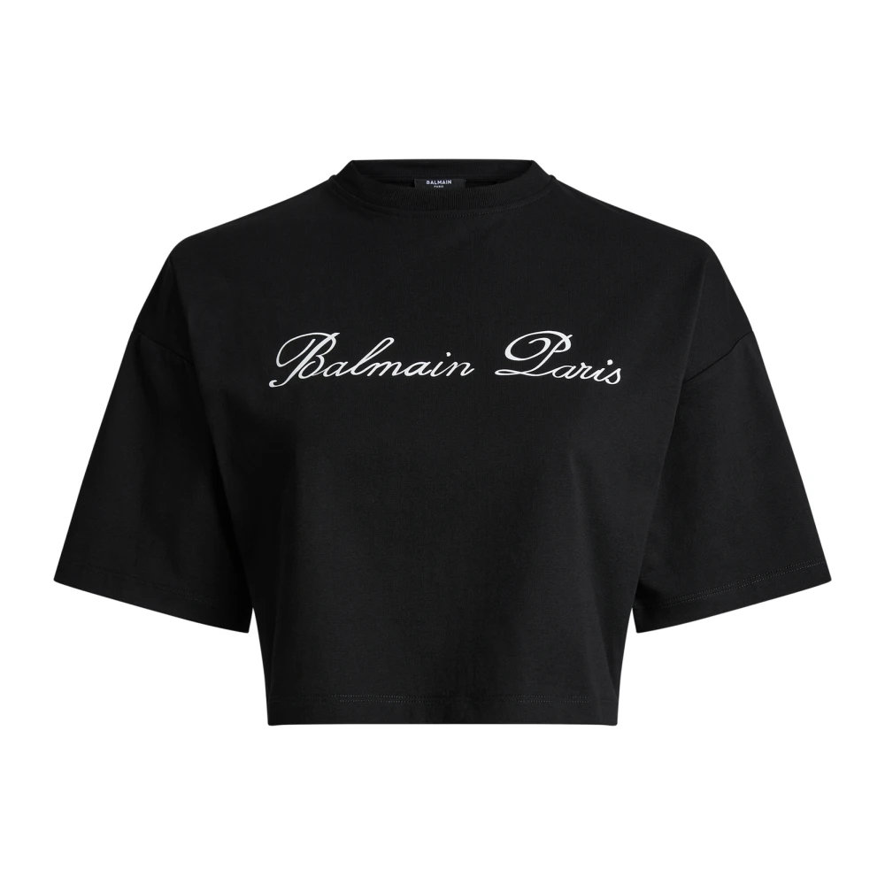 Balmain Donna Nero - T-Shirt Stampata - Tops - S