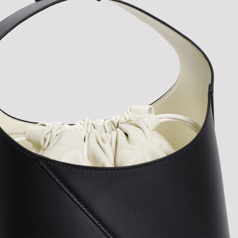 Jil Sander Zwarte Schoudertas Elegant en Functioneel Black Dames