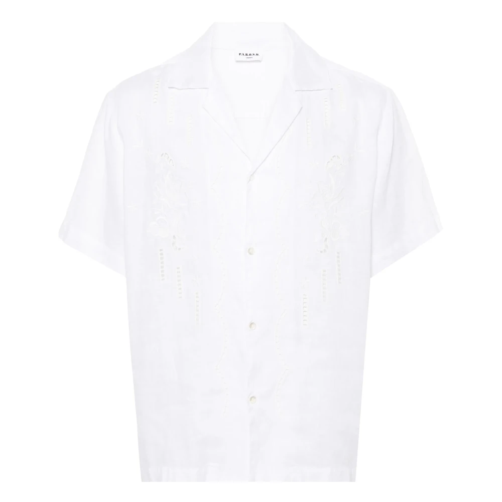 P.a.r.o.s.h. Short Sleeve Shirts White Heren