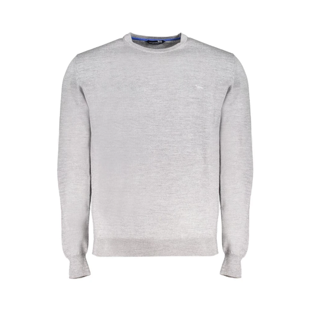 Harmont & Blaine Grijze wollen trui Gray Heren