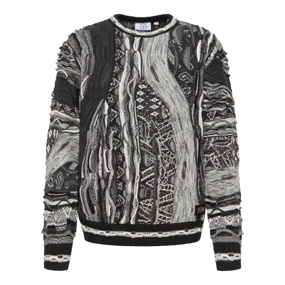 Carlo colucci Gebreide Trui DelFarbro Black Heren