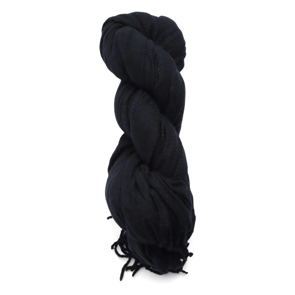 Antony Morato Uomo Blu Sciarpa Decorativa Con Frange