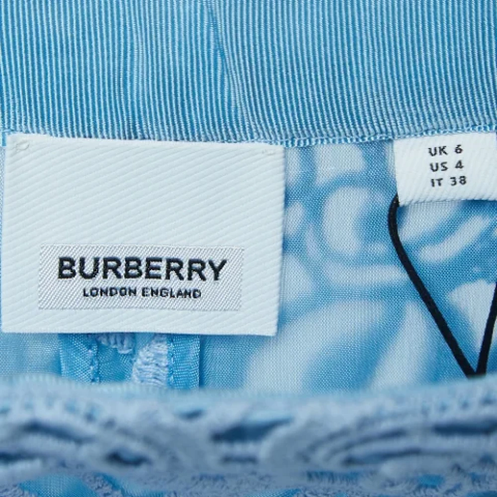 Burberry Vintage Pre-owned Lace bottoms Blue Dames