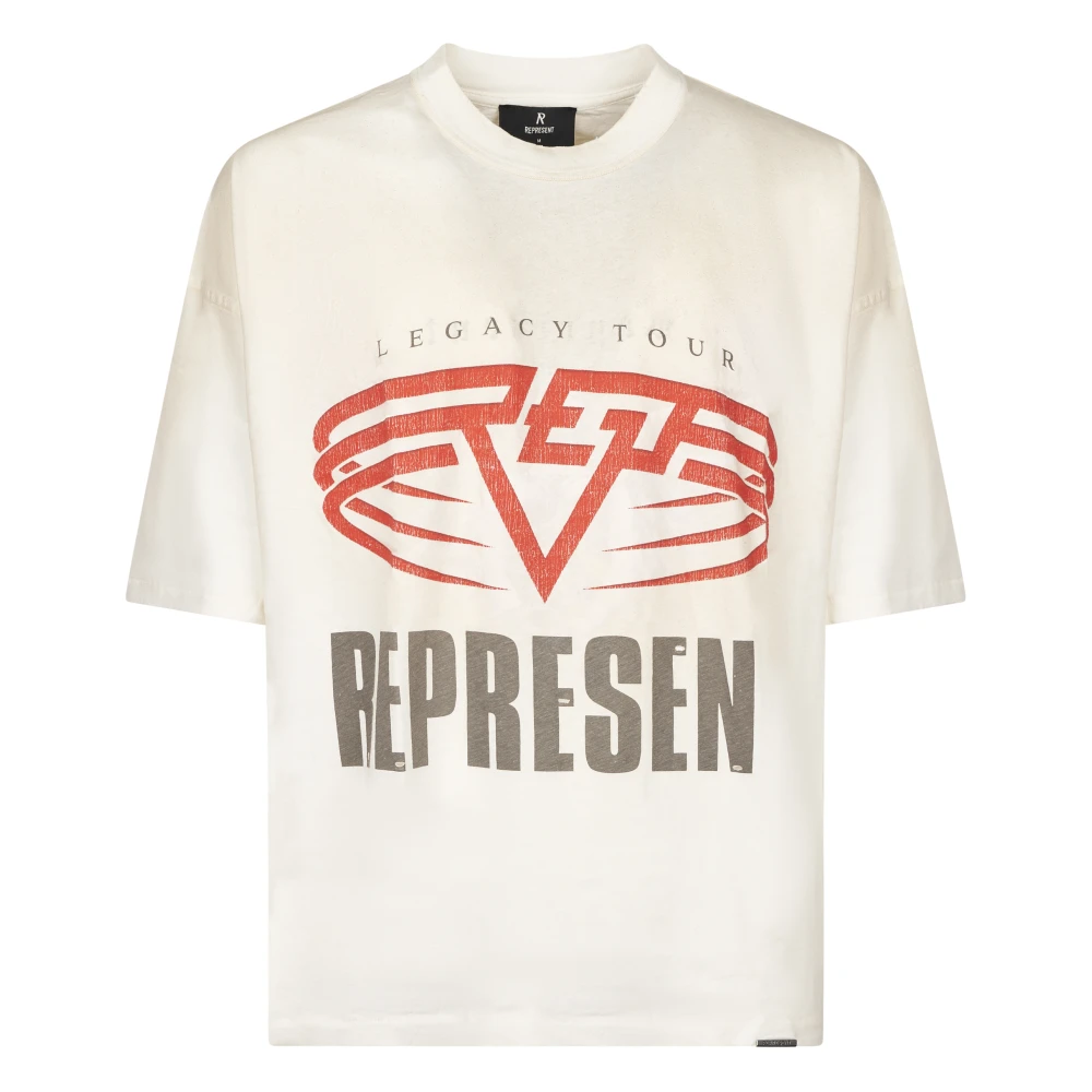 Represent Men's White T-Shirts, S, Living Legacy T-Shirt
