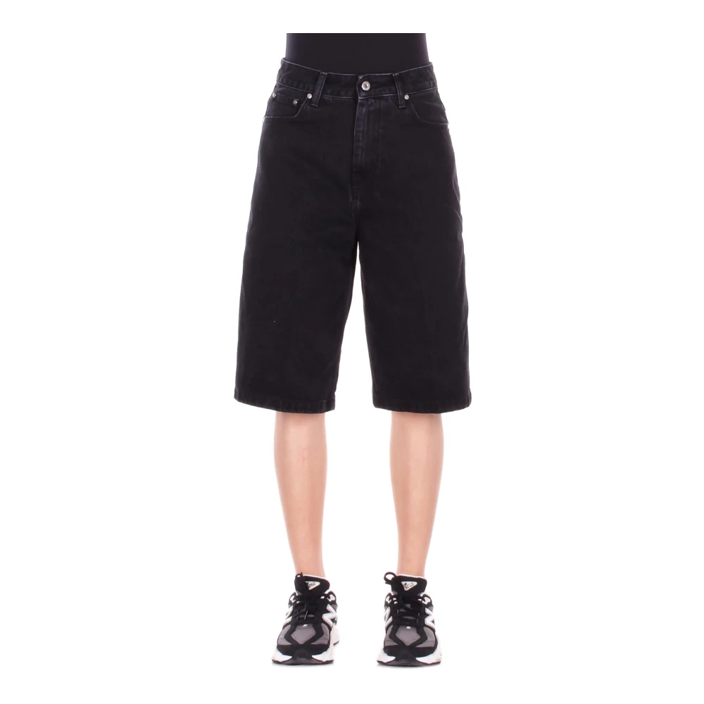 Carhartt Wip Women's Black Denim Shorts, Xs, Carhartt Shorts
