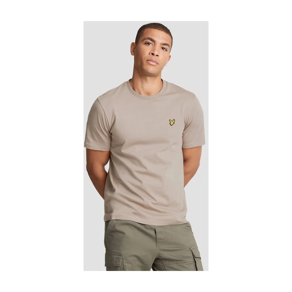 Lyle & Scott Korte Mouw T-shirt Ts400Vog Beige Heren
