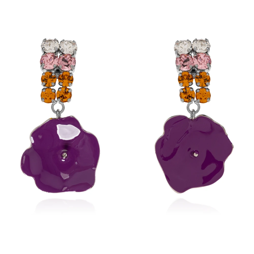 Marni Donna Viola - Orecchini In Ottone - Accessories - One Size