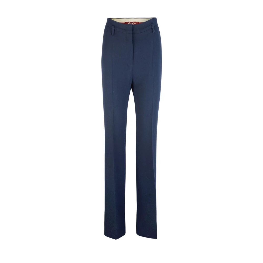 Max Mara Studio Blauwe Broek Blue Dames